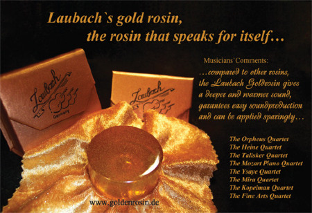 Gold kolophonium, gold rosin Laubach
